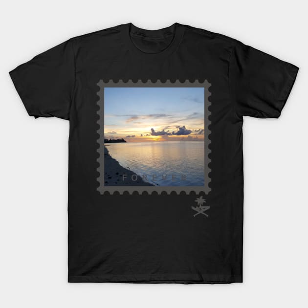 Guam Forever Stamp T-Shirt by RUN 671 GUAM